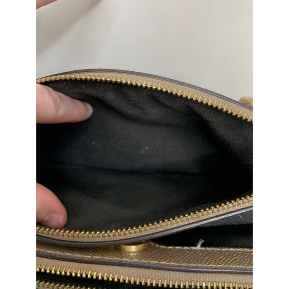 Coach Womens Metallic Platinum Shoulder Hand Bag F23337 Mini Christie - Picture 5 of 7